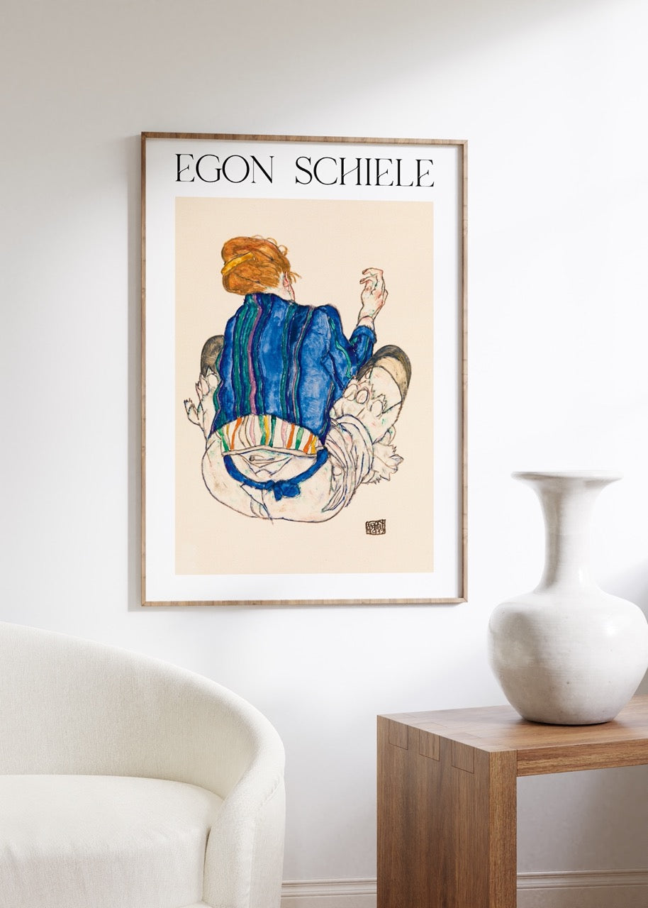 Egon Schiele Çerçevesiz Poster