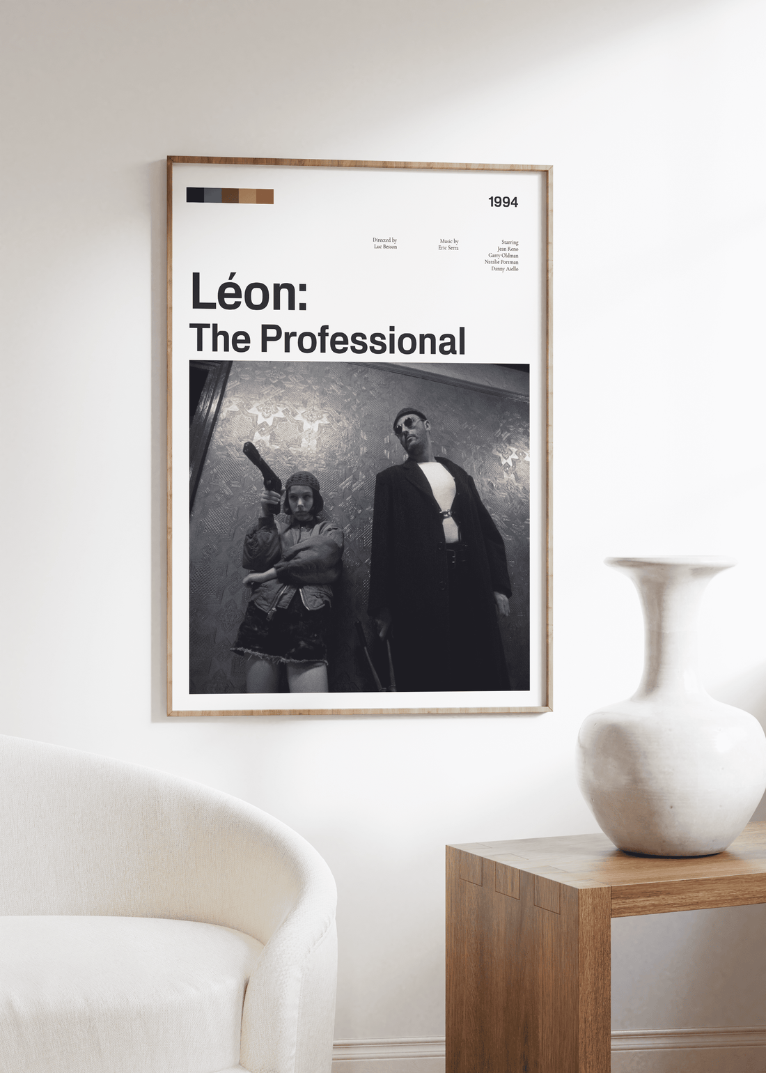 Léon The Professional Film Çerçevesiz Poster