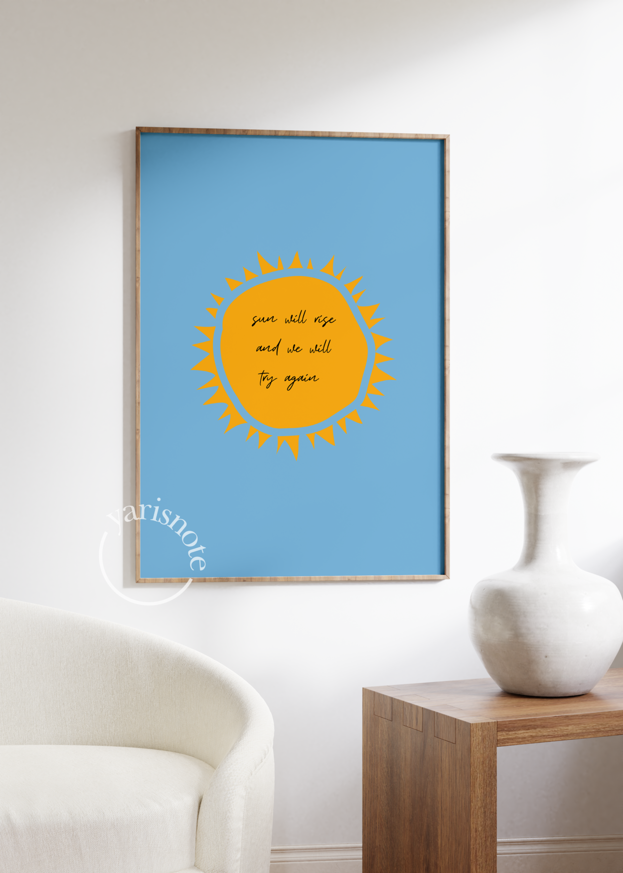 Boho Frameless Poster