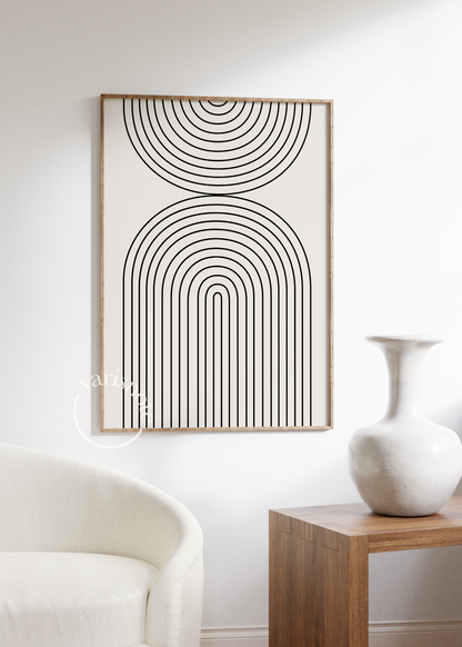 Abstract Çerçevesiz Poster 40x50 cm