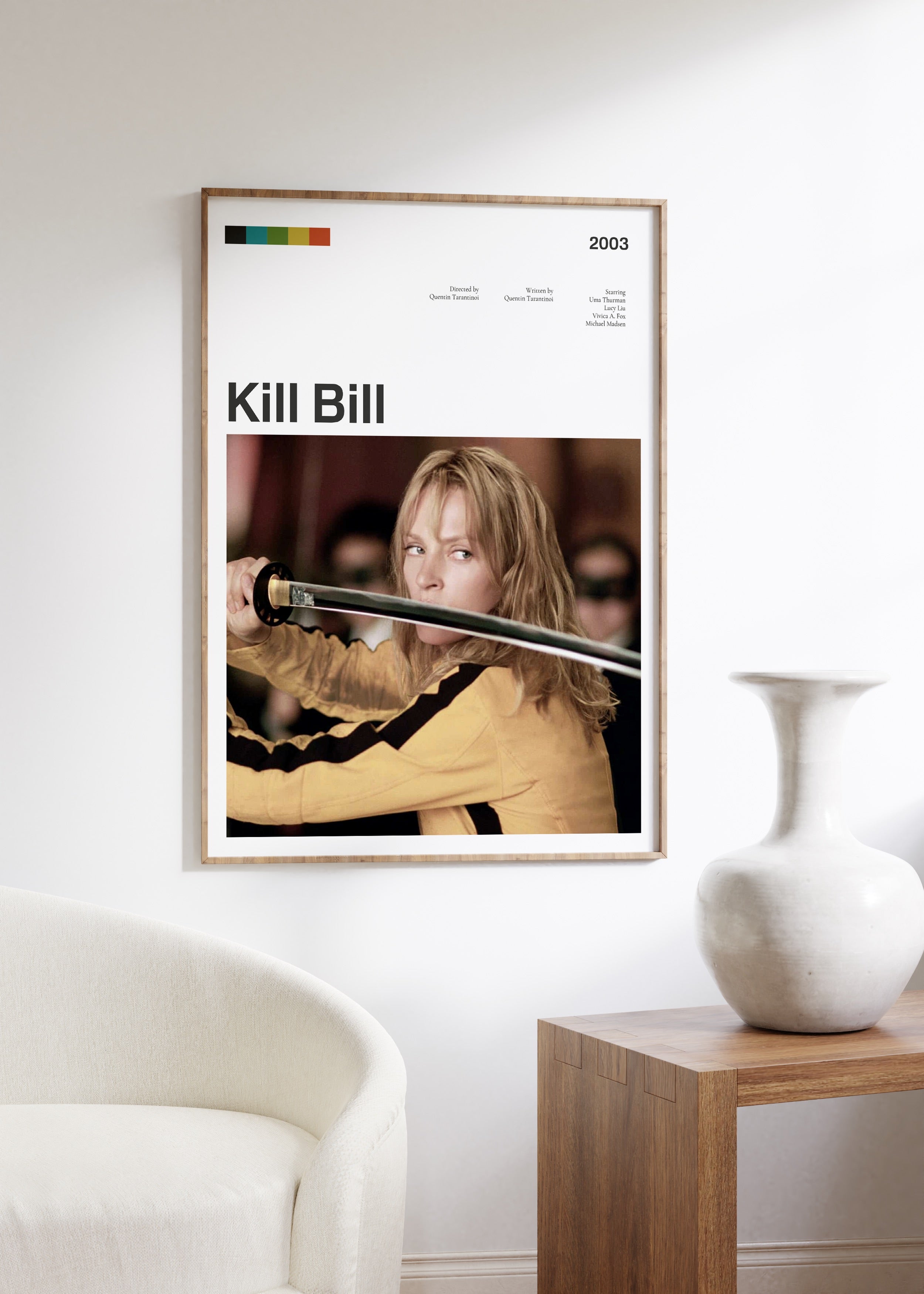 Kill Bill Film Çerçevesiz Poster