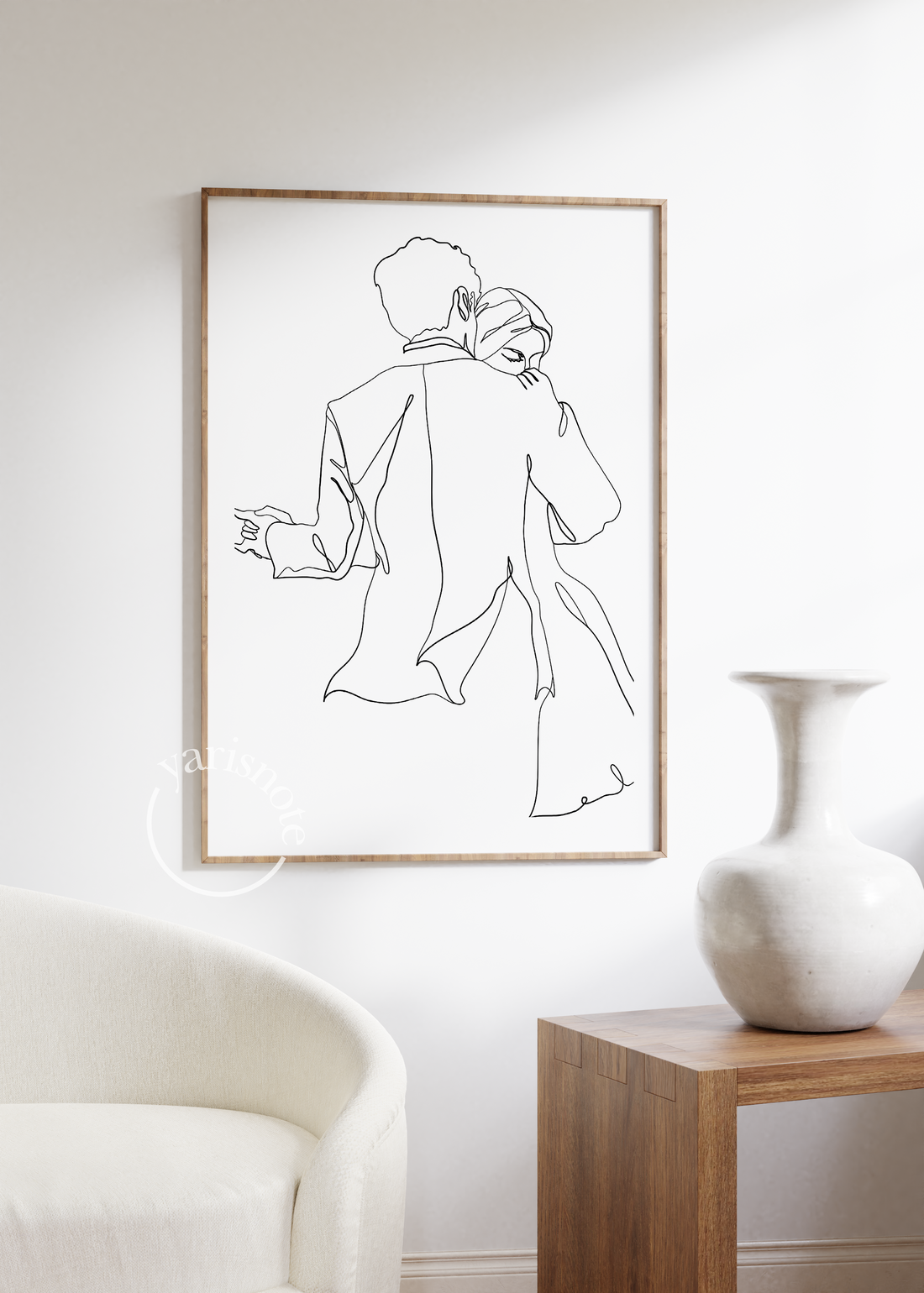 One Line Unframed Poster