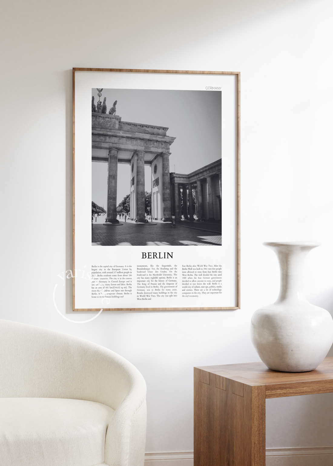 Berlin Unframed Poster