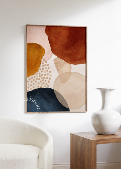 Abstract Çerçevesiz Poster