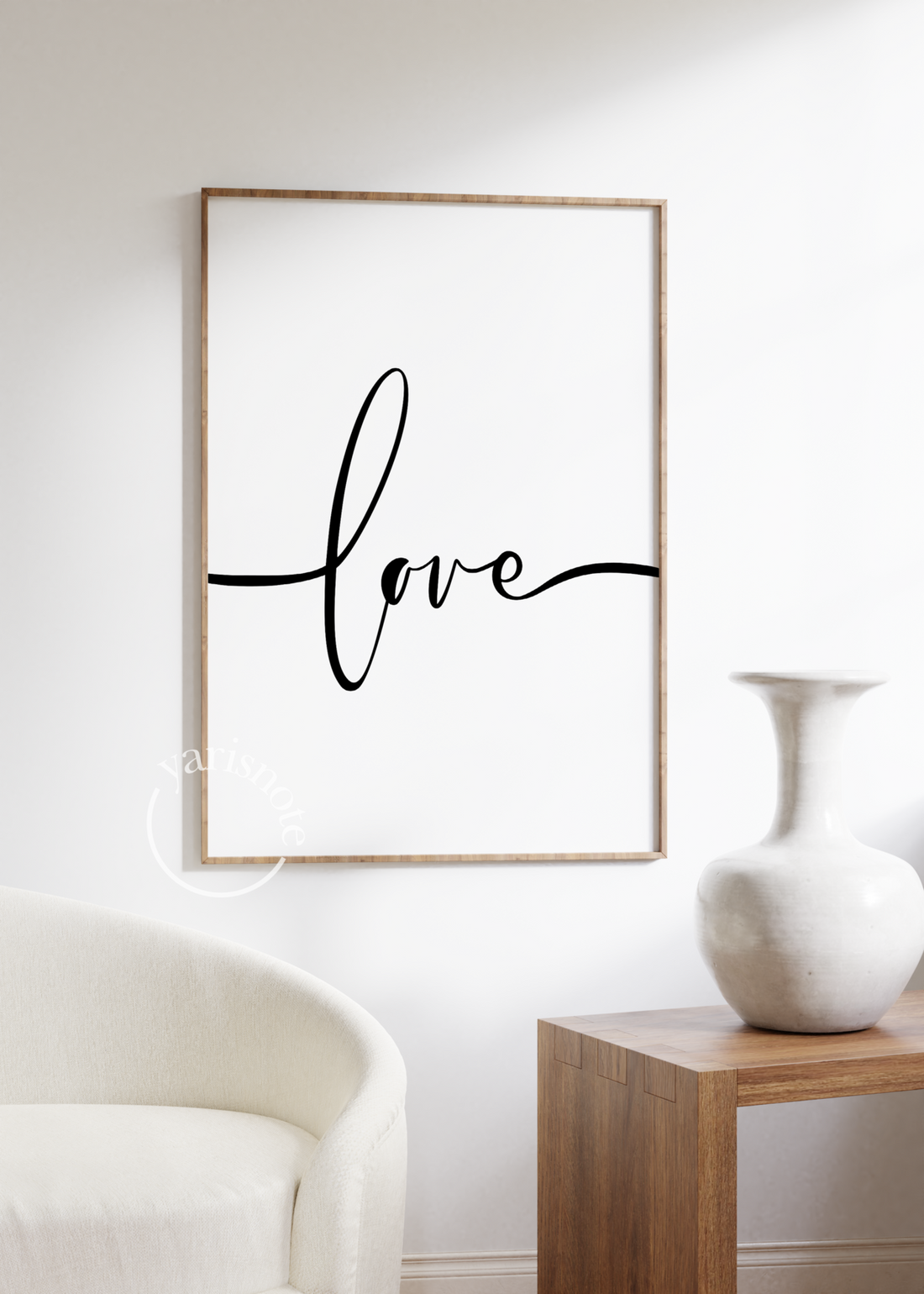Love Çerçevesiz Poster