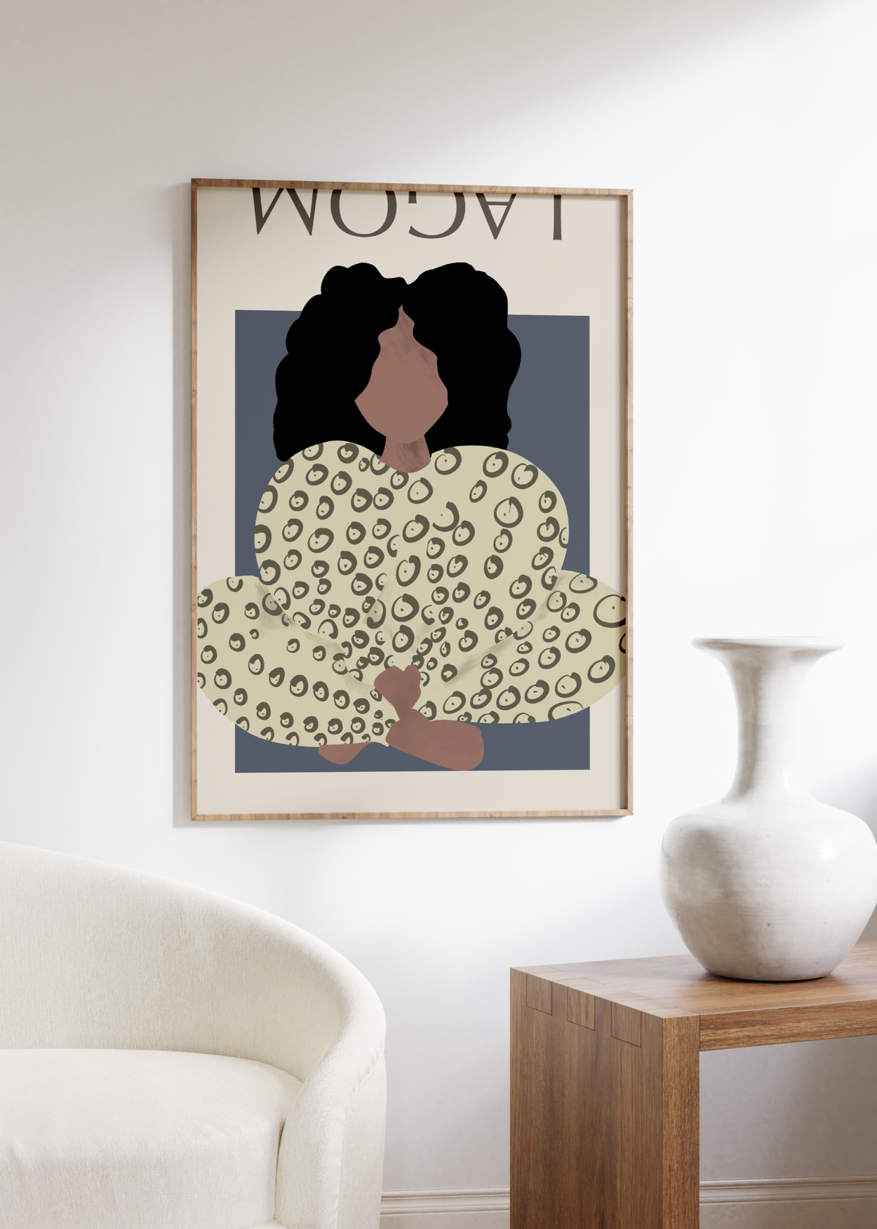 Bohemian Woman Figure Unframed Poster