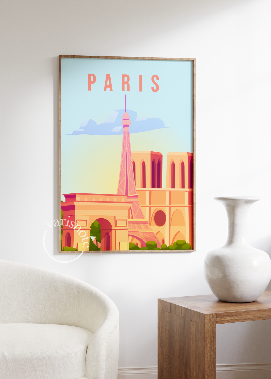 Paris City Unframed Poster