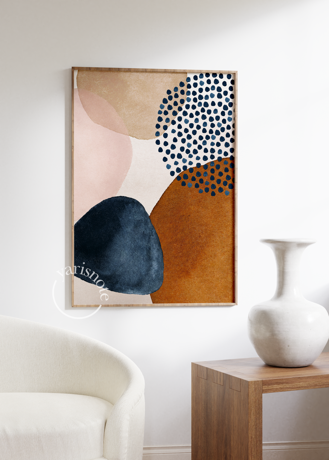 Abstract Çerçevesiz Poster