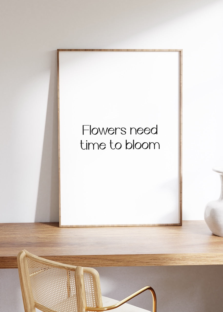 Yazı Sanatı Motivasyonel Çerçevesiz Poster