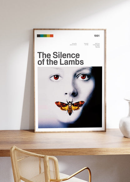 Kuzuların Sessizliği Film Çerçevesiz Poster