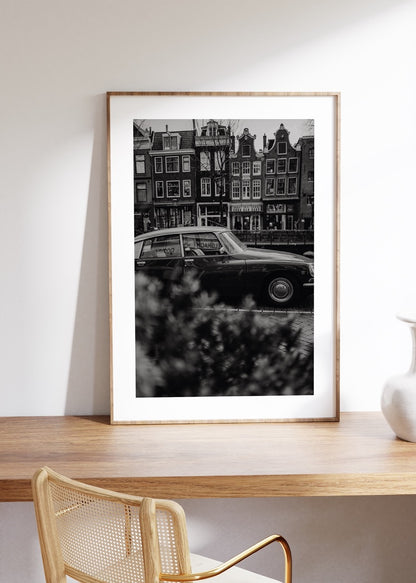 Siyah Beyaz Fotoğraf Çerçevesiz Poster