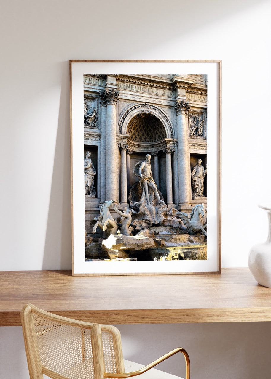 Roma İtalya Fotoğraf Çerçevesiz Poster