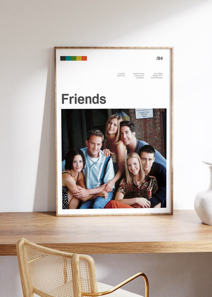 Friends Dizi Çerçevesiz Poster