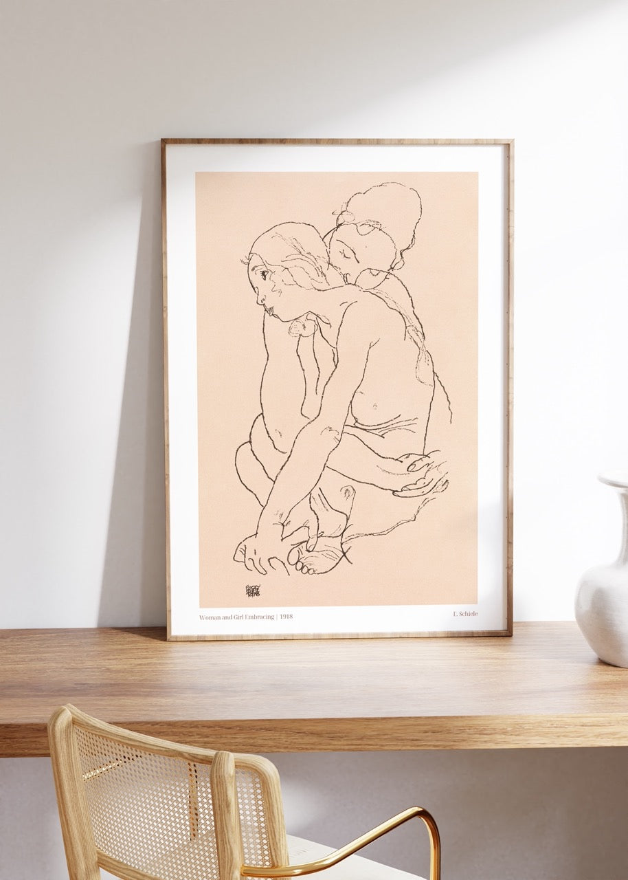 Egon Schiele Çerçevesiz Poster