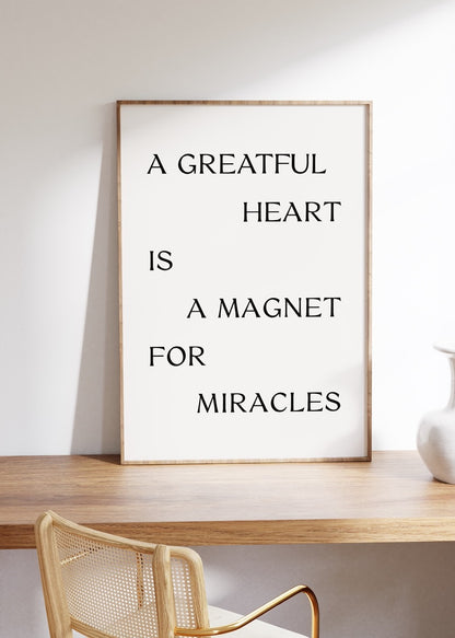 Yazı Sanatı Motivasyonel Çerçevesiz Poster