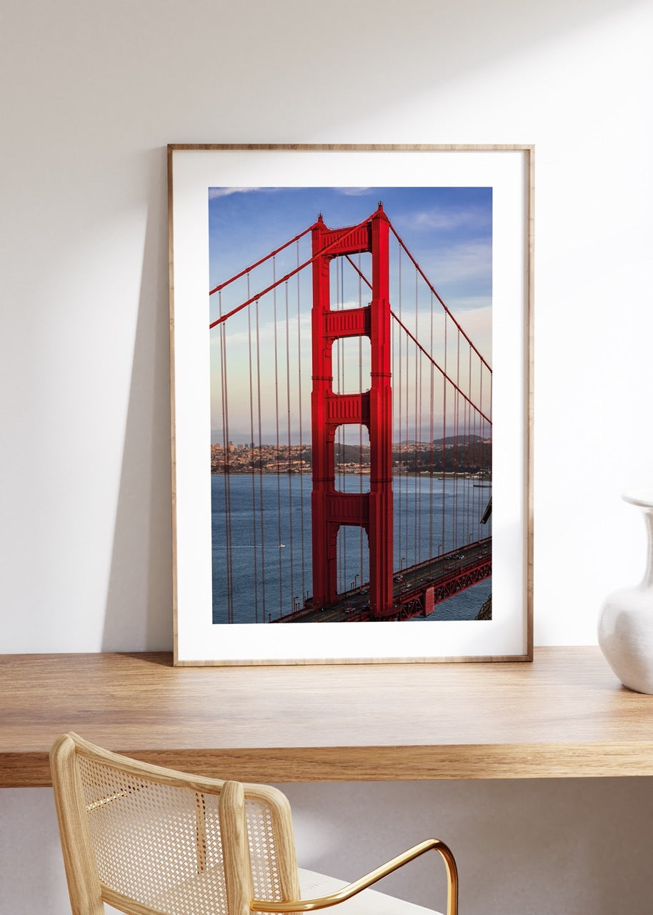 San Francisco Köprü Fotoğraf Çerçevesiz Poster