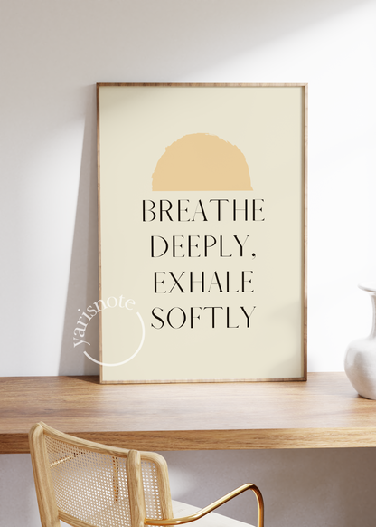 Tipografik Çerçevesiz Poster