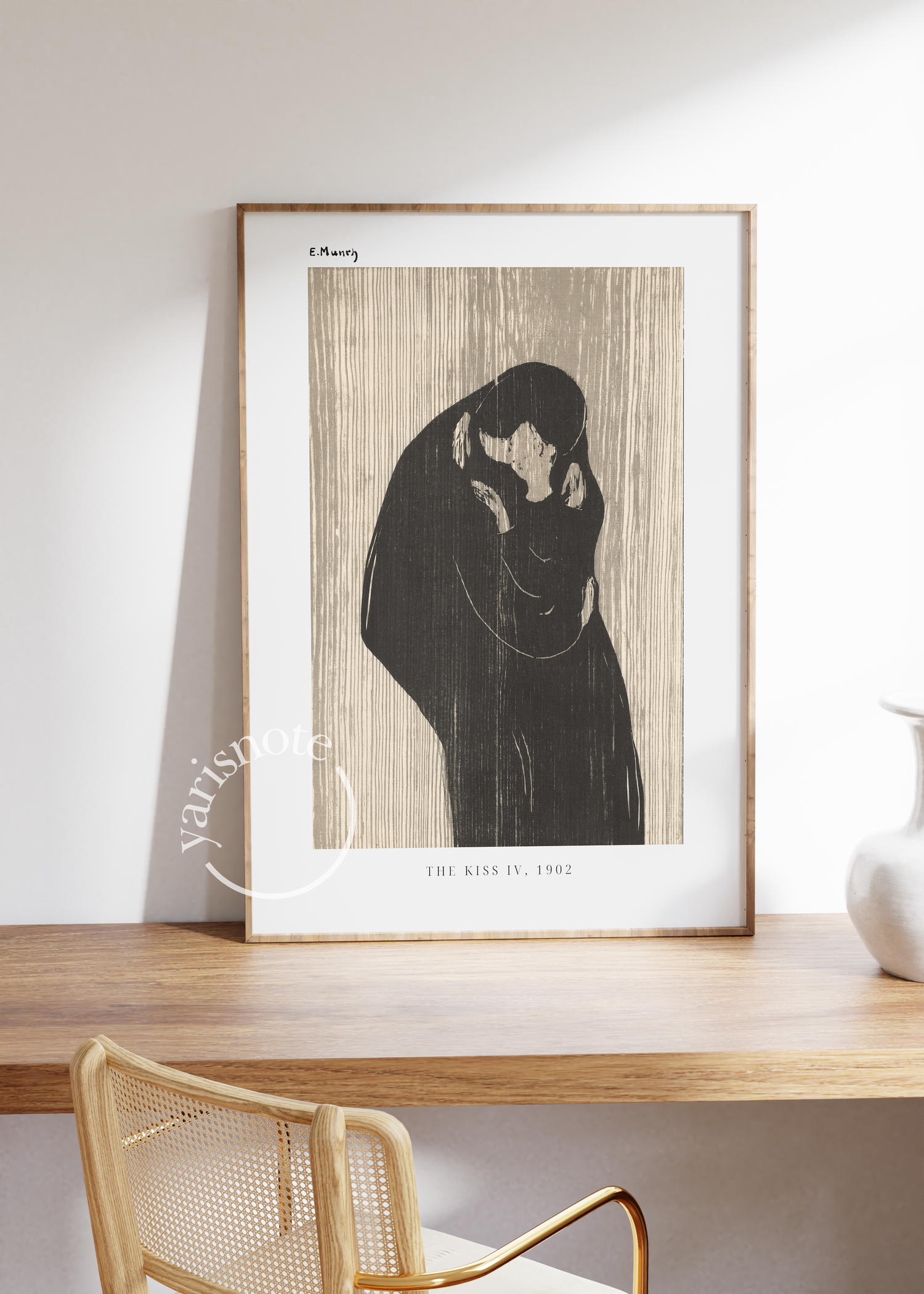 Edvard Munch The Kiss IV Çerçevesiz Poster