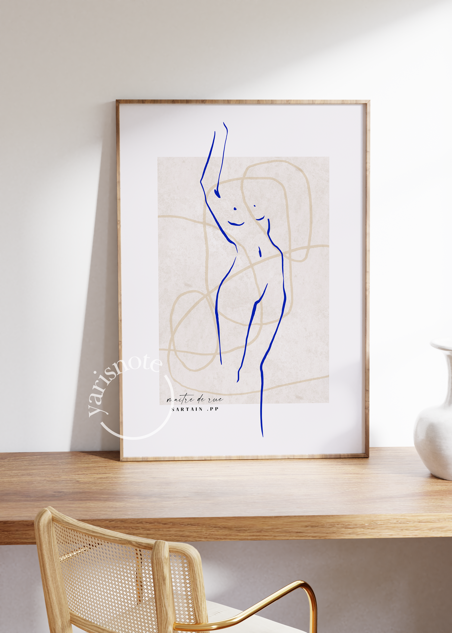 Abstract Çizim Çerçevesiz Poster