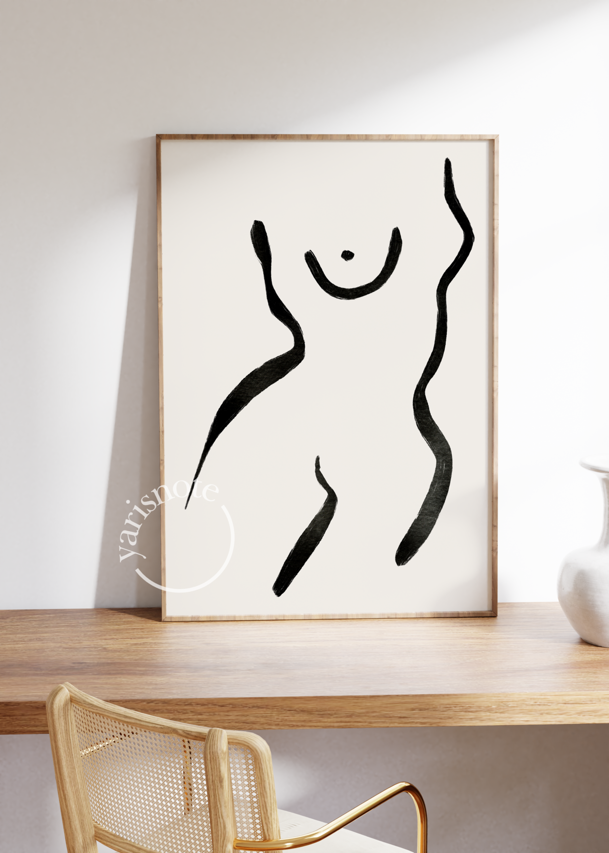Abstract Çerçevesiz Poster