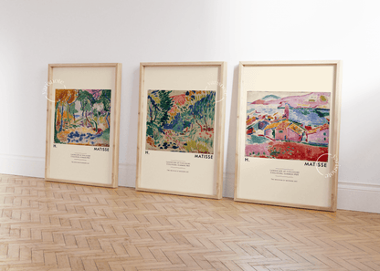 Henri Matisse Set of 3 Unframed Posters
