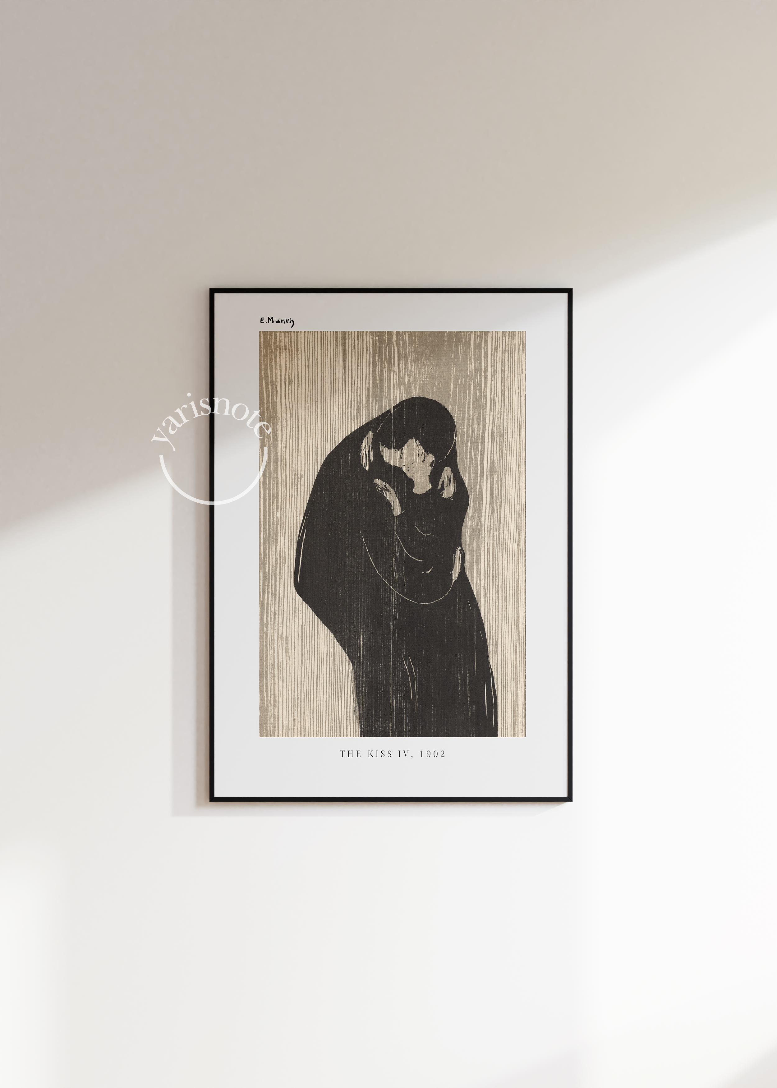 Edvard Munch The Kiss IV Çerçevesiz Poster
