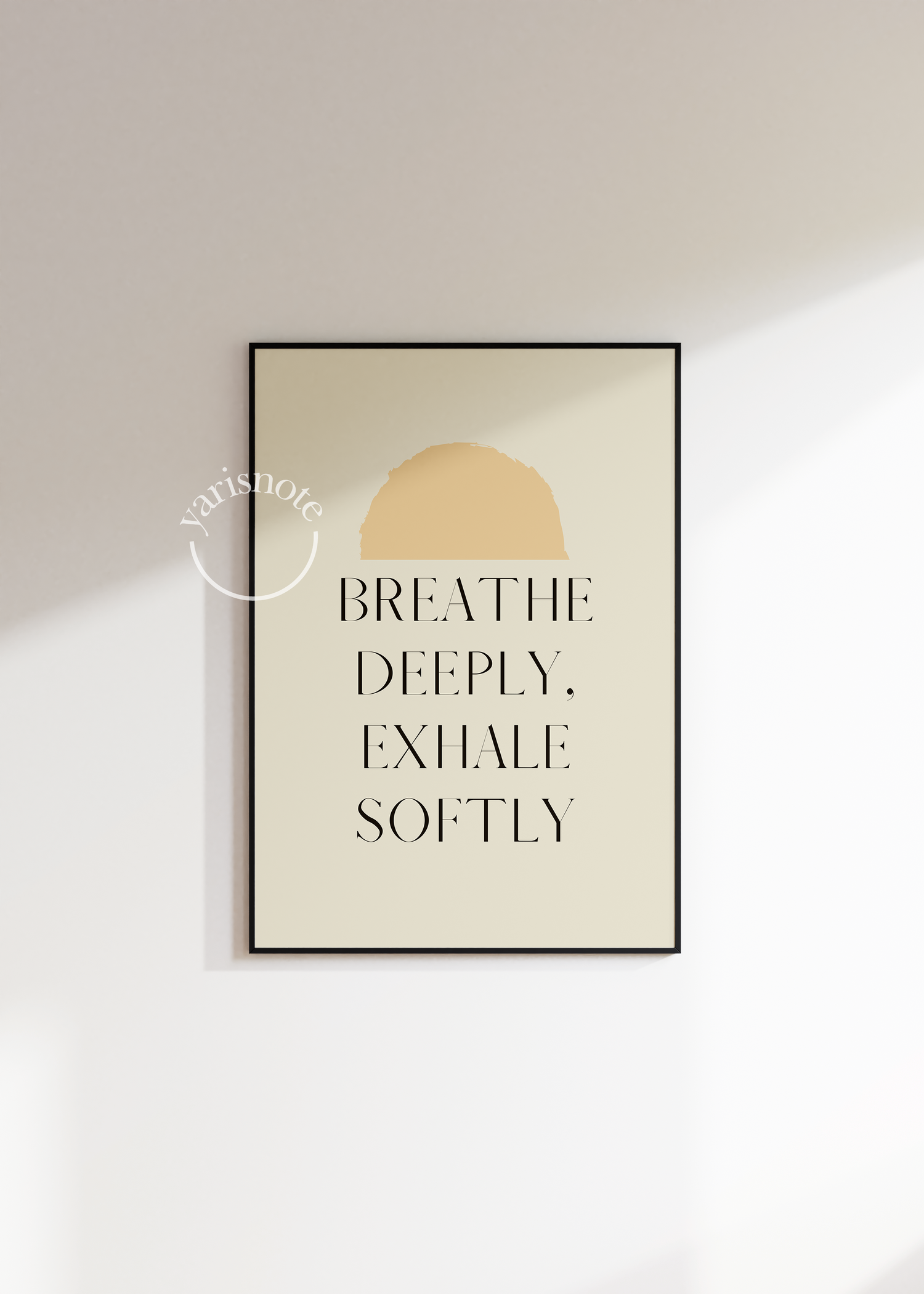Tipografik Çerçevesiz Poster
