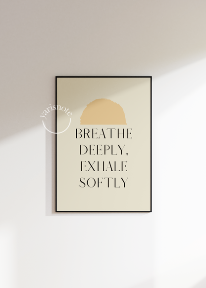 Tipografik Çerçevesiz Poster