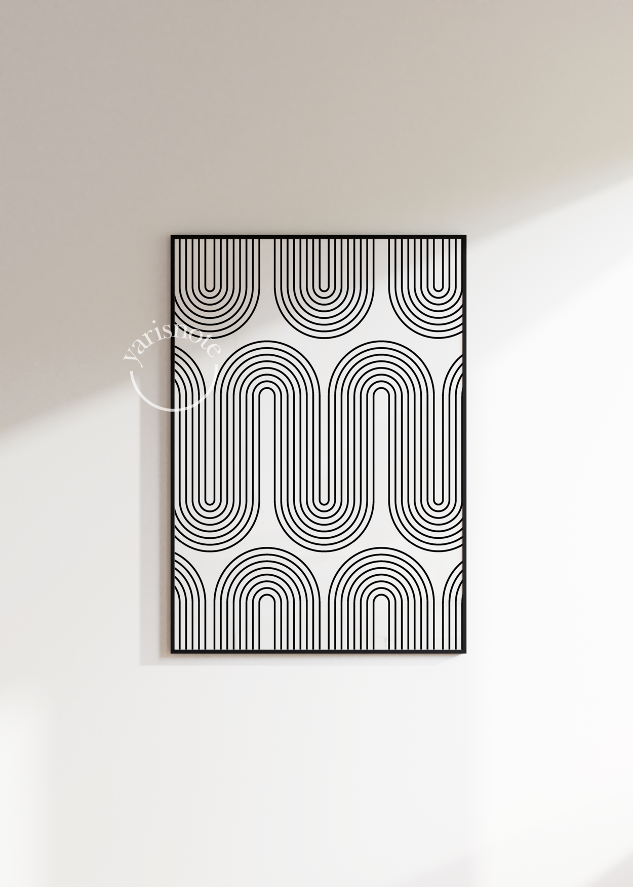 Abstract Çerçevesiz Poster