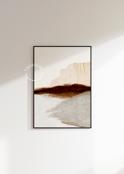 Abstract Çerçevesiz Poster