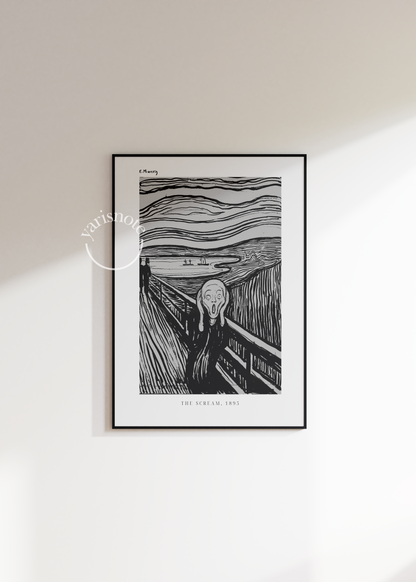 Edvard Munch The Scream Unframed Poster