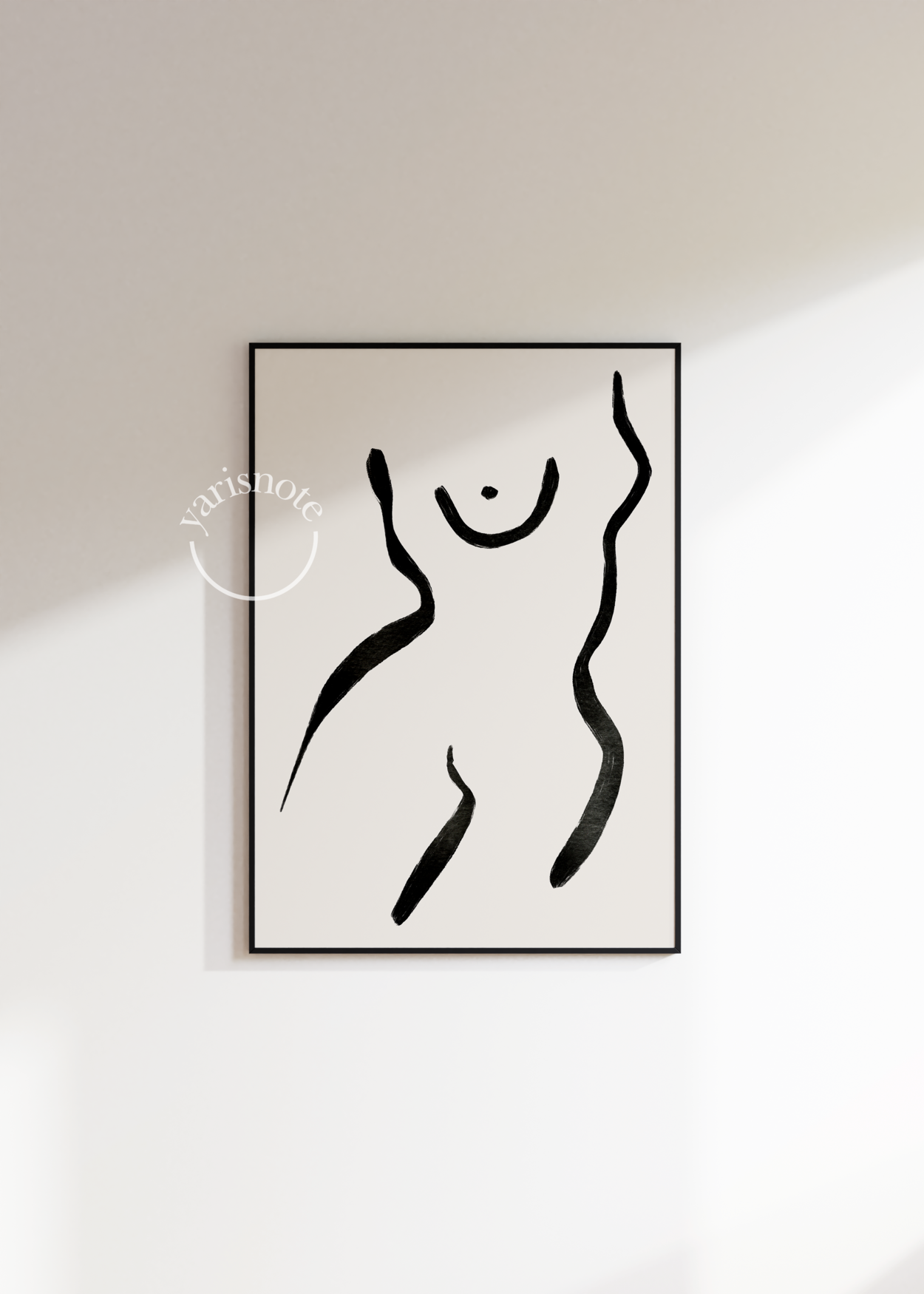Abstract Çerçevesiz Poster