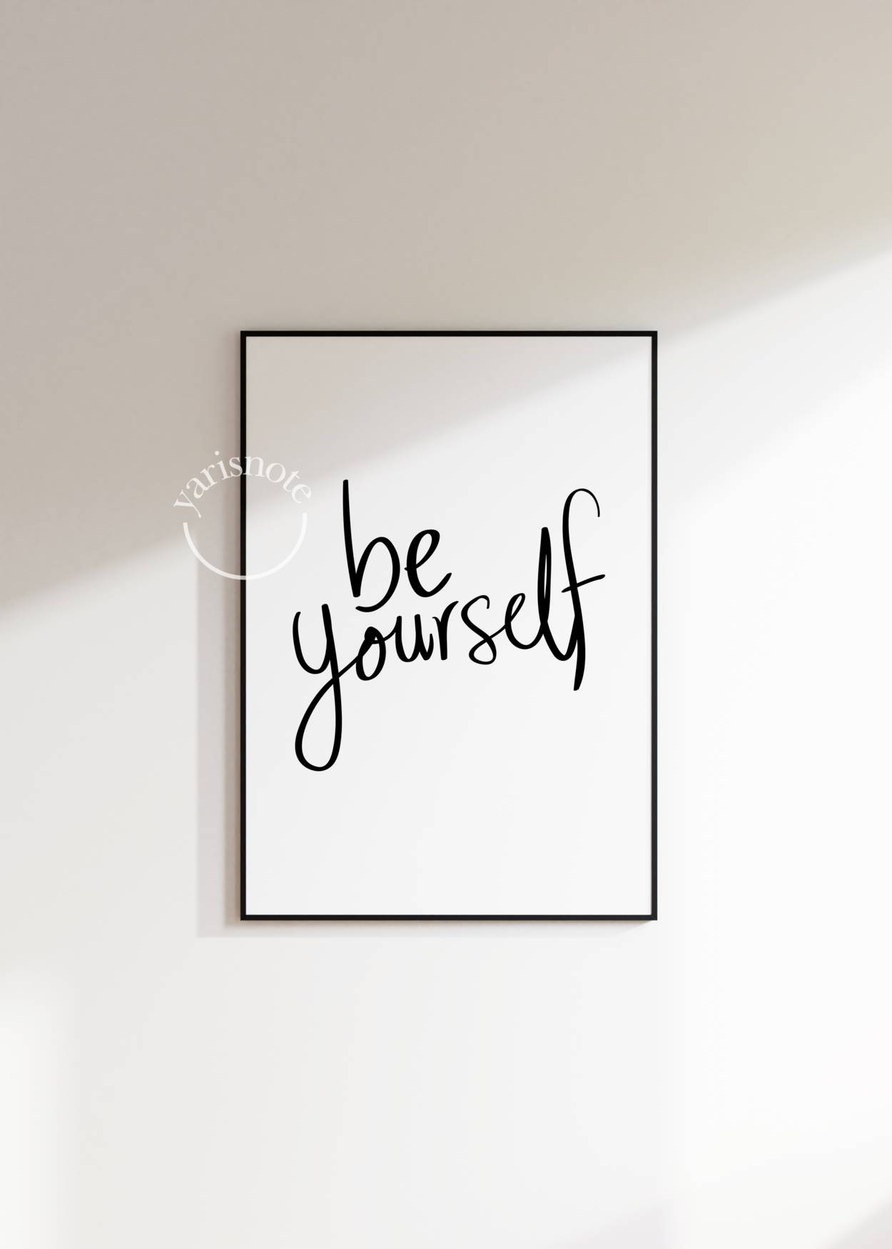 Typographic Unframed Poster