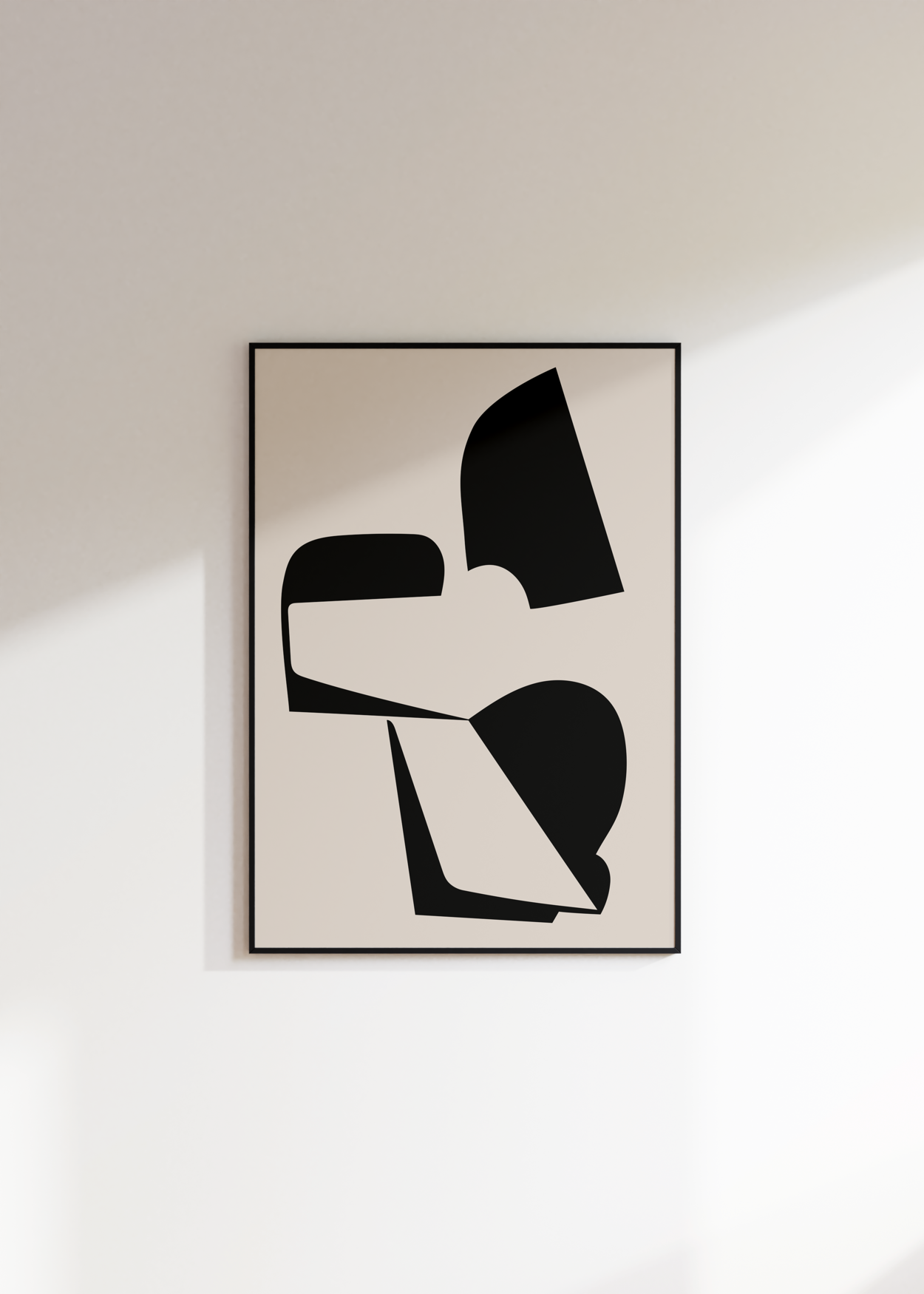 Soyut Çerçevesiz Poster