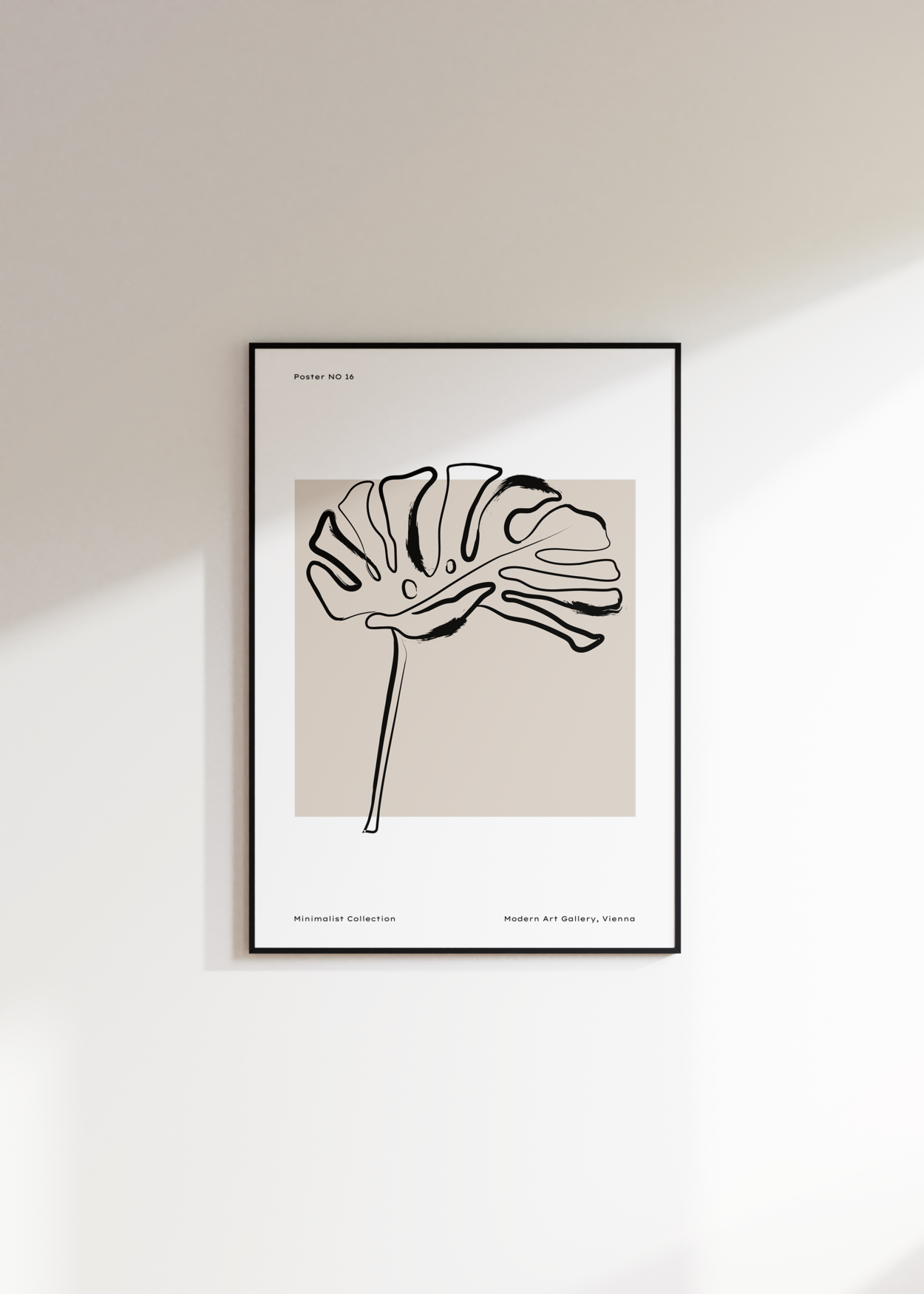 Minimal Botanik Çerçevesiz Poster