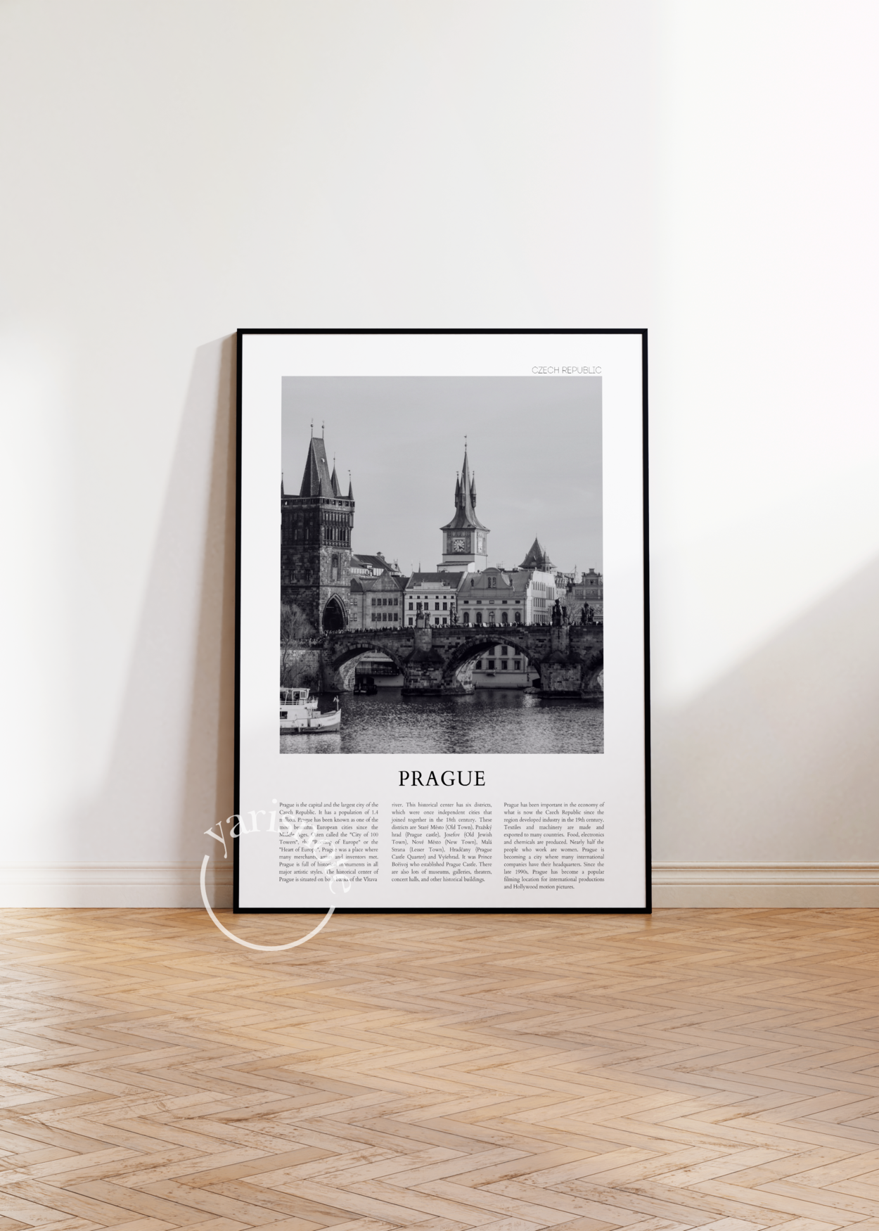Prague Çerçevesiz Poster