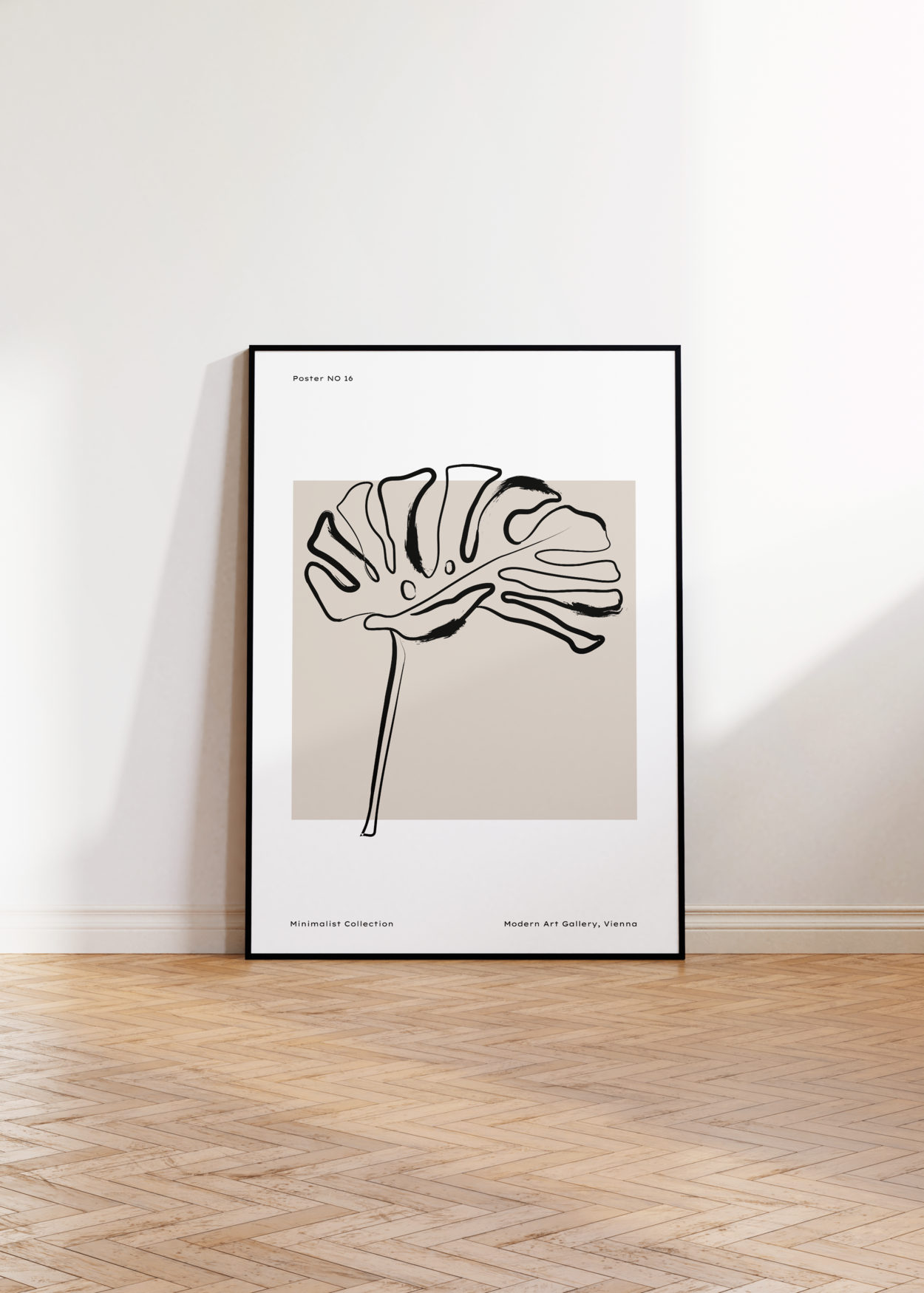 Minimal Botanik Çerçevesiz Poster