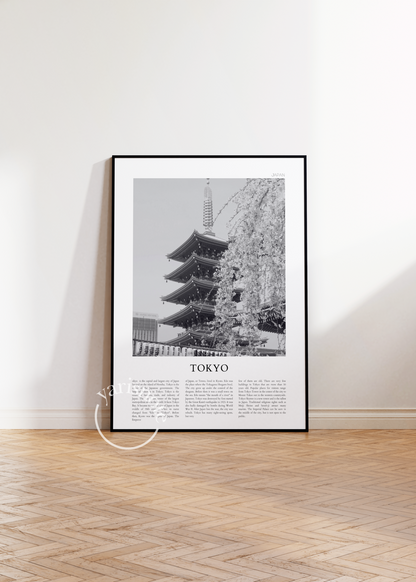 Tokyo Çerçevesiz Poster 21x30 cm