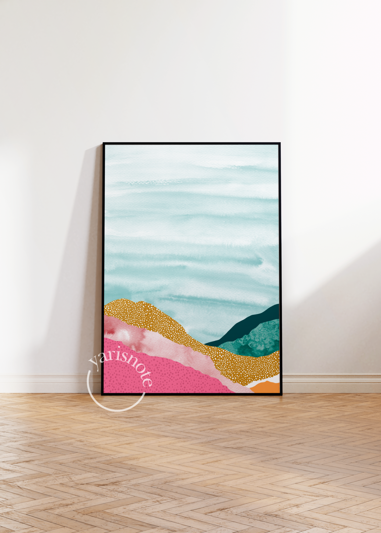 Abstract Çerçevesiz Poster
