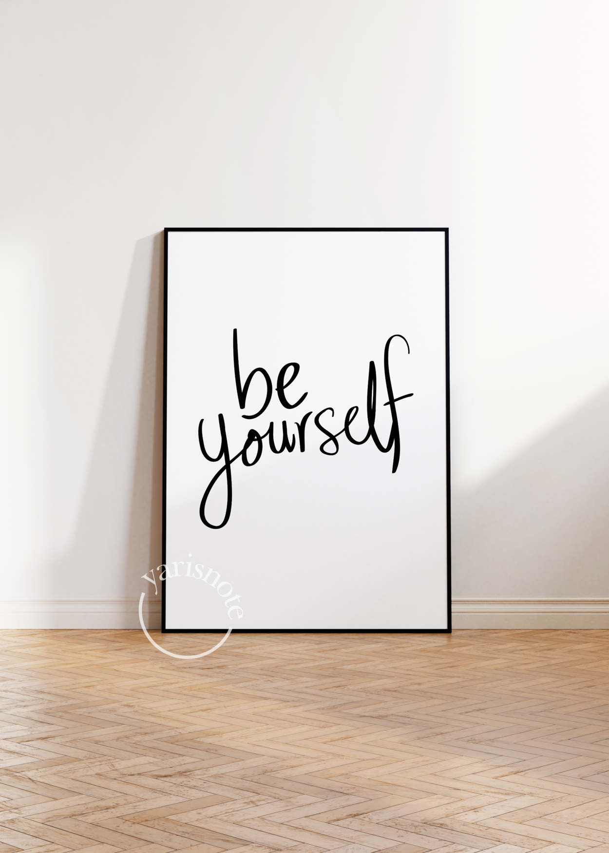 Typographic Unframed Poster