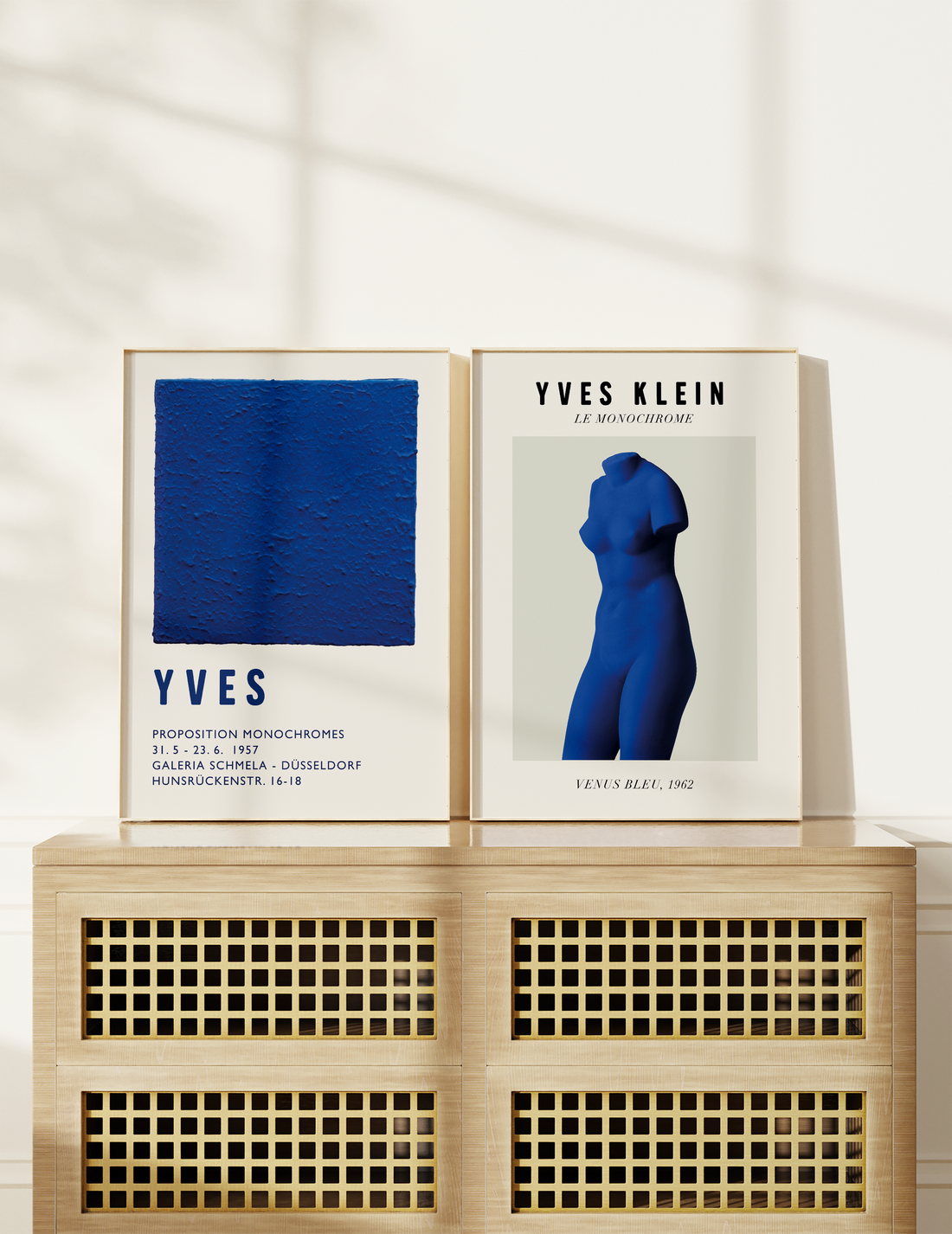 Yves Klein Set of 2 Unframed Poster