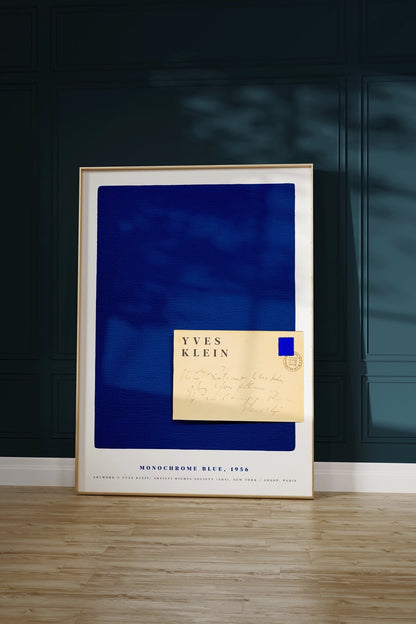 Yves Klein Çerçevesiz Poster