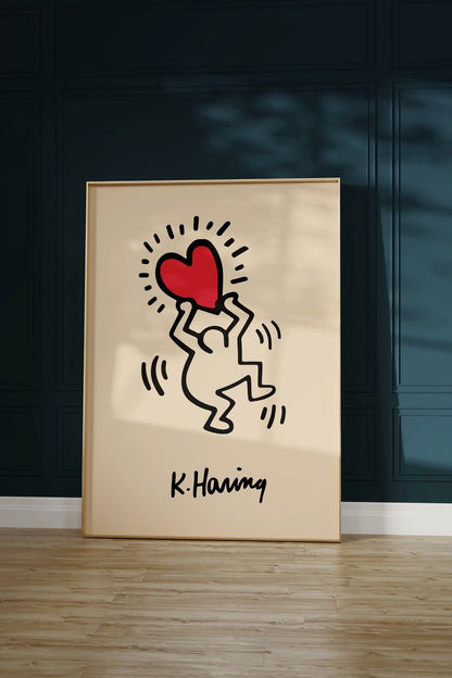 Keith Haring Çerçevesiz Poster
