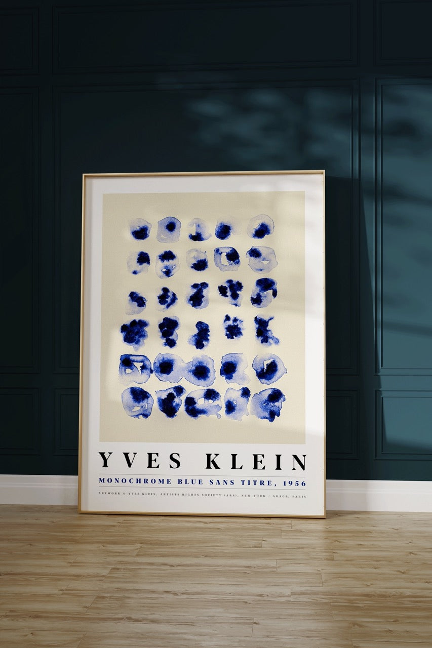 Yves Klein Çerçevesiz Poster