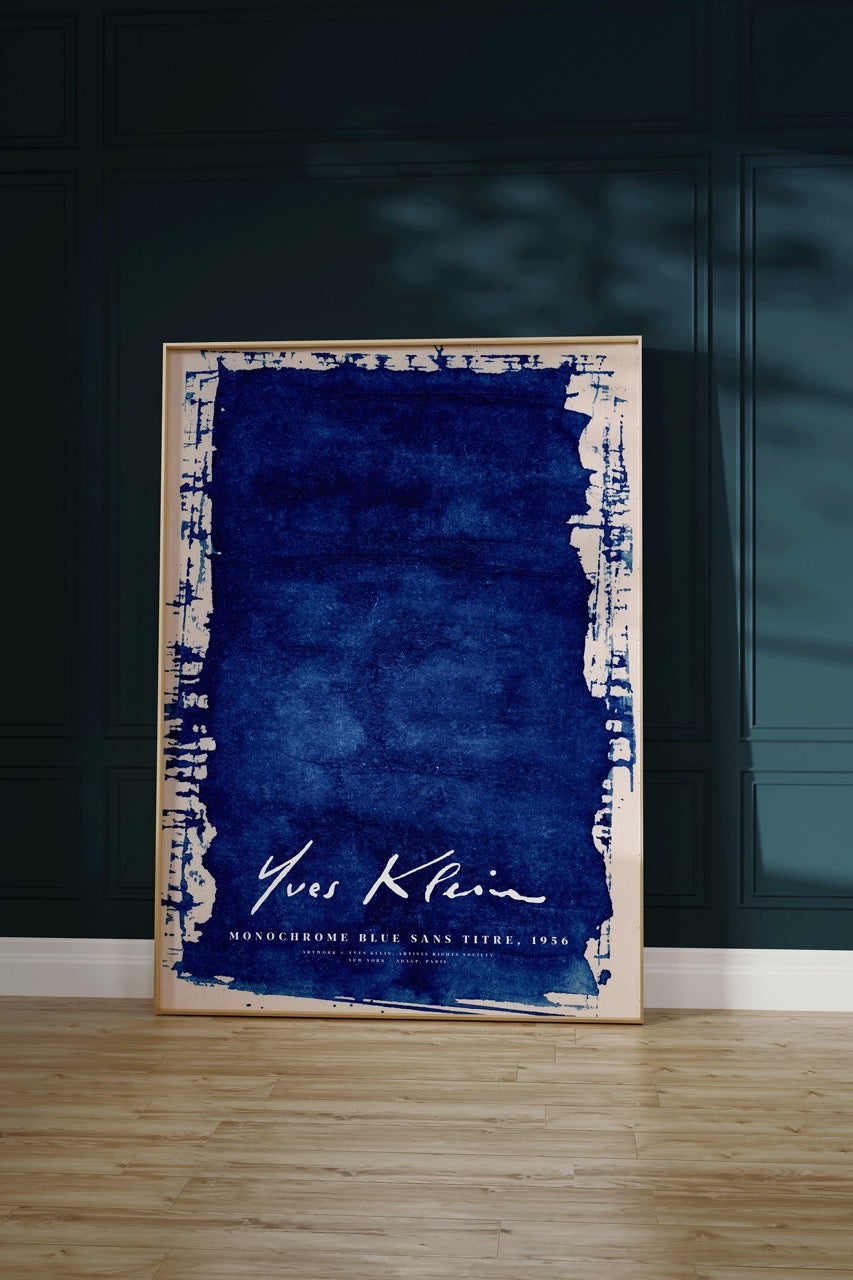 Yves Klein Unframed Poster