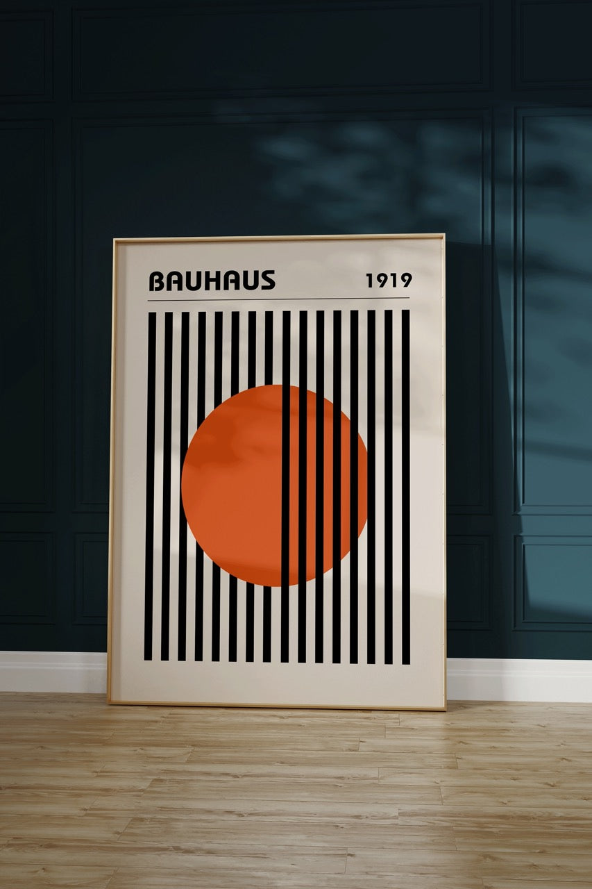 Bauhaus Çerçevesiz Poster