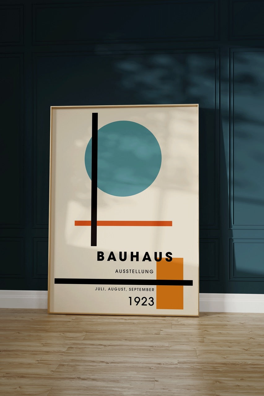 Bauhaus Çerçevesiz Poster