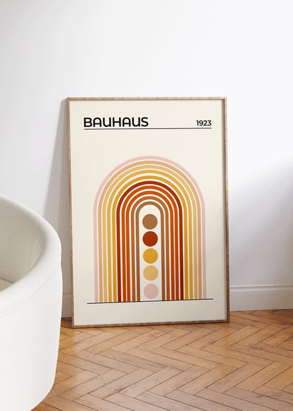 Bauhaus Çerçevesiz Poster