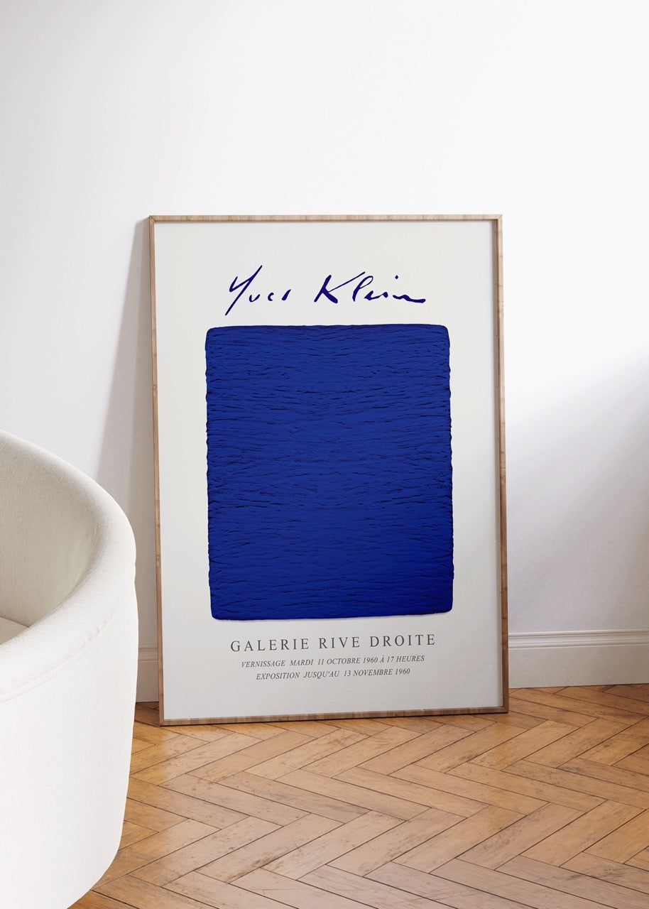 Yves Klein Unframed Poster