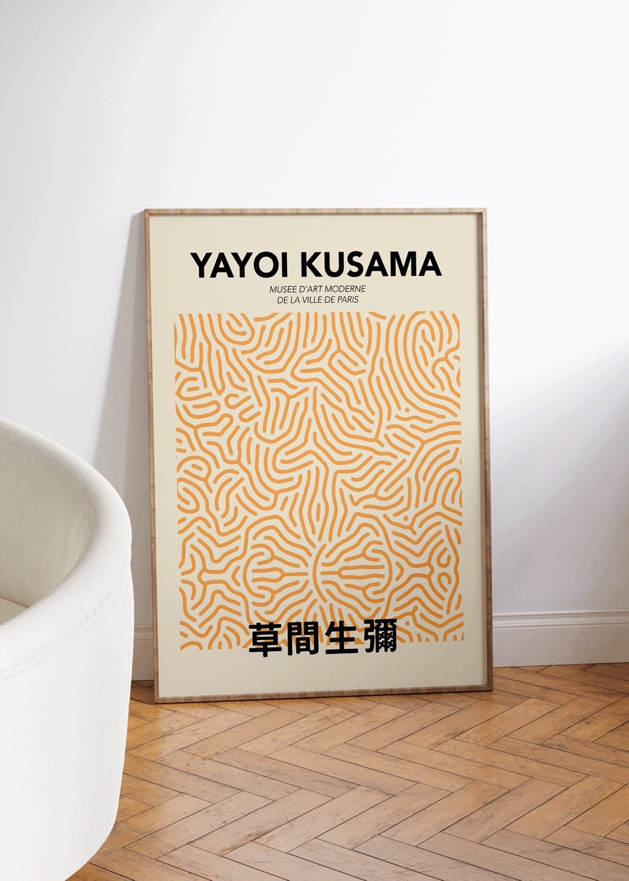 Yayoi Kusama Çerçevesiz Poster